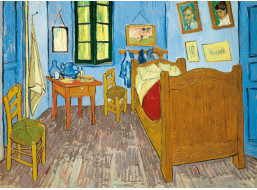 CLEMENTONI Puzzle Museum Collection: Spálňa v Arles 1000 dielikov