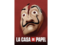 CLEMENTONI Puzzle Netflix: Papierový dom - Maska 1000 dielikov