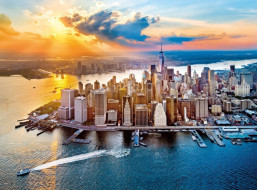 CLEMENTONI Puzzle Pohľad na New York 500 dielikov