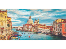 EDUCA Panoramatické puzzle Canal Grande, Benátky 3000 dielikov