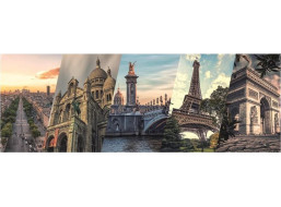 DINO Panoramatické puzzle Paríž koláž 2000 dielikov