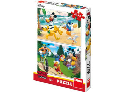 DINO Puzzle Mickey športuje 2x77 dielikov