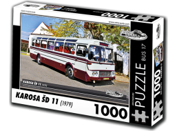 RETRO-AUTA Puzzle BUS č.17 Karosa ŠD 11 (1979) 1000 dielikov