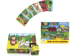 TEDDIES Obrázkové kocky Moje prvé rozprávky, 12 kociek