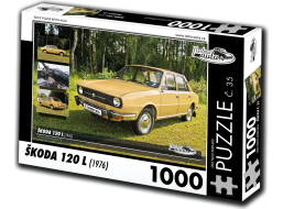 RETRO-AUTA Puzzle č. 35 Škoda 120 L (1976) 1000 dielikov