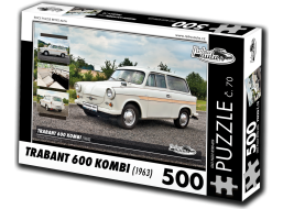 RETRO-AUTA Puzzle č. 70 Trabant 600 KOMBI (1963) 500 dielikov