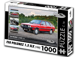 RETRO-AUTA Puzzle č. 74 FSO Polonez 1.5 SLX (1988) 1000 dielikov