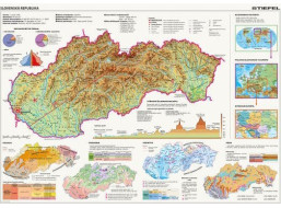 DINO Puzzle Mapa Slovenskej republiky 2000 dielikov