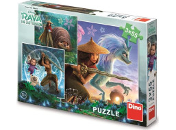DINO Puzzle Raya a kamaráti 3x55 dielikov