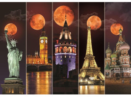 ART PUZZLE Puzzle Červený mesiac 1500 dielikov