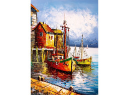 ART PUZZLE Puzzle Oranžový prístav 500 dielikov