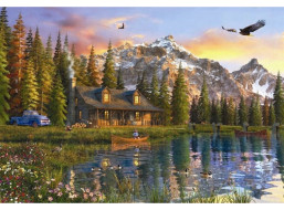 ANATOLIAN Puzzle Roubenka pri jazere 2000 dielikov