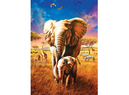 ART PUZZLE Puzzle Slonia matka 1000 dielikov