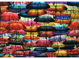 PIATNIK Puzzle Farebné dáždniky 1000 dielikov