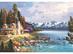 ANATOLIAN Puzzle Horská chatka 500 dielikov