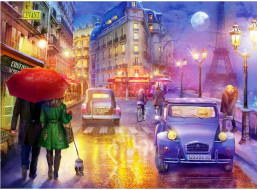 ANATOLIAN Puzzle Nočný Paríž 1000 dielikov