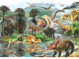 ANATOLIAN Puzzle Svet pravekých dinosaurov 260 dielikov