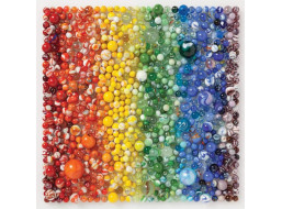 GALISON Štvorcové puzzle Dúhové sklenenky 500 dielikov
