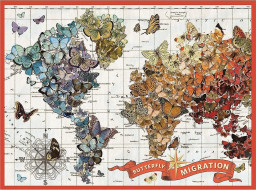 GALISON Puzzle Migrácia motýľov 1000 dielikov