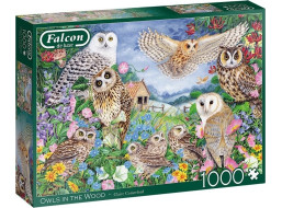 FALCON Puzzle Sovy v lese 1000 dielikov