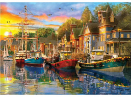 ANATOLIAN Puzzle Svetlá v prístave 1500 dielikov