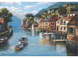 ANATOLIAN Puzzle Dedina na vode 500 dielikov