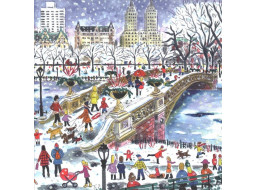 GALISON Štvorcové puzzle Bow Bridge v Central parku 500 dielikov