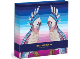 GALISON Štvorcové puzzle Jonathan Adler: Papagáje 500 dielikov