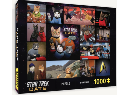 CHRONICLE BOOKS Puzzle Star Trek Cats 1000 dielikov