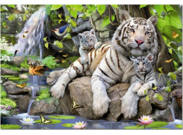 EDUCA Puzzle Bieli bengálski tigre 1000 dielikov
