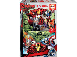 EDUCA Puzzle Avengers - Zjednotenie 2x48 dielikov