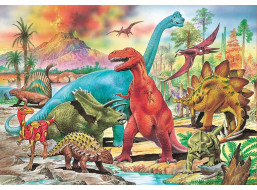 EDUCA Puzzle Dinosaury 100 dielikov