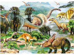 Puzzle Dinosaury XL 100 dielikov