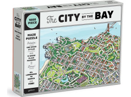 GALISON Puzzle Mesto v zálive San Francisco 2v1, 1000 dielikov