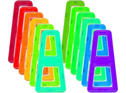 MAGFORMERS Super lichobežníky 12 ks vo fólii
