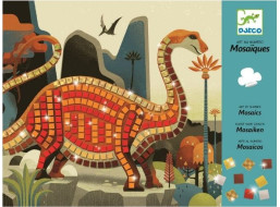 DJECO Mozaikové obrázky Dinosaury