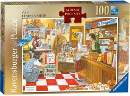 RAVENSBURGER Puzzle Obchod na rohu ulice 100 dielikov