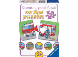 RAVENSBURGER Moje prvé puzzle Vozidlá a stroje 9x2 dieliky