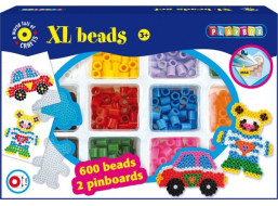 PLAYBOX Zažehľovacie korálky XL - Auto a medvedík 600 ks