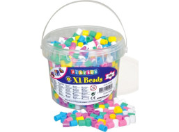 PLAYBOX Zažehľovacie korálky XL pastelové vo vedre 950 ks