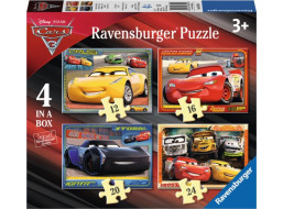 RAVENSBURGER Puzzle Autá 4v1 (12,16,20,24 dielikov)