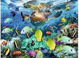 RAVENSBURGER Puzzle Raj pod vodou XXL 150 dielikov
