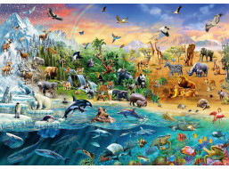 SCHMIDT Puzzle Kráľovstvo zvierat 1000 dielikov