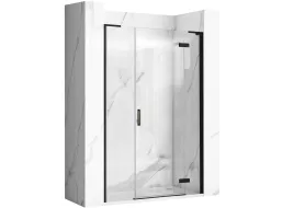 Sprchové dvere REA HUGO 130 cm - čierne