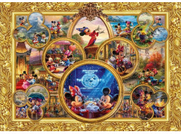 SCHMIDT Puzzle Koláž: Mickey a Minie 2000 dielikov