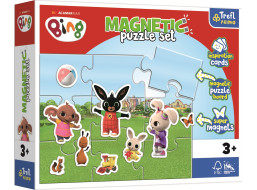 TREFL Magnetická puzzle sada Zábavný svet zajačika Binga