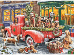 Trefl Wood Craft Origin puzzle Santovi malí pomocníci 1000 dielikov