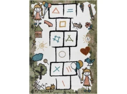 Detský kusový koberec Fun Hop green