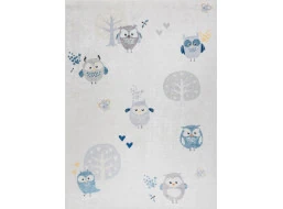 Detský kusový koberec Bambino 1161 Owls grey