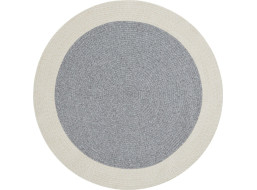Kusový koberec Braided 105555 Grey Creme kruh